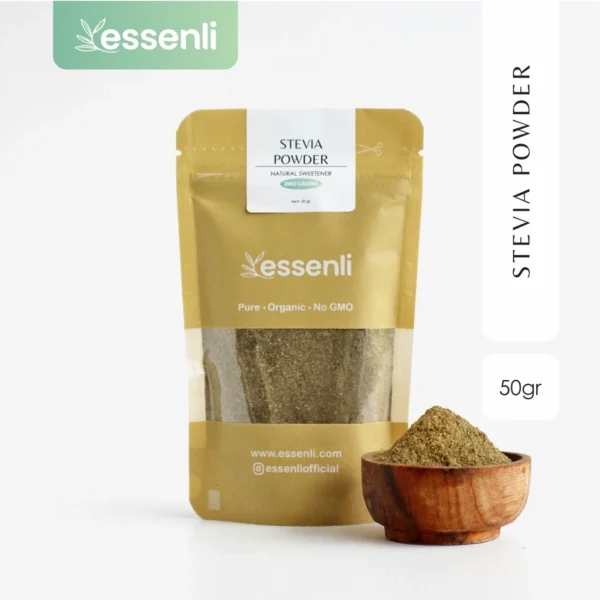 ESSENLI Daun Stevia Bubuk (Pengganti gula)
