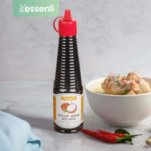 ESSENLI Kecap Asin Kelapa Tanpa Kedelai Non MSG Gluten Free