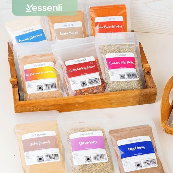 ESSENLI Bumbu Rempah Dapur Bubuk Organik NO MSG (Kemasan Sachet) - Image 3