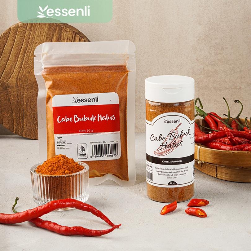 ESSENLI Cabai Bubuk Halus Bumbu Rempah Dapur