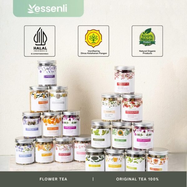 ESSENLI Teh Bunga / Souvenir Teh / Jasmine Lavender Chrysan Telang Chamomile - Image 3